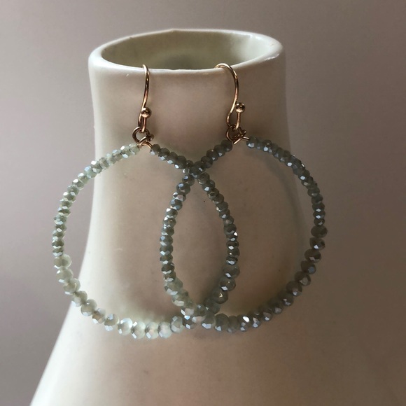 Jewelry - Beaded hoop earrings Jewelry - Beaded hoop earrings